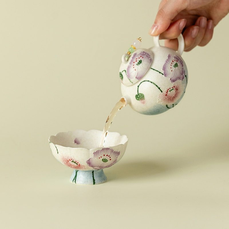 Elegant Footed Gongfu Tea Cup