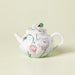 Hand-Painted Lotus Flower Blue Dye Ceramic Teapot