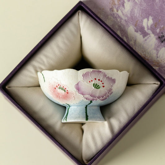 Elegant Footed Gongfu Tea Cup | Gift Boxing