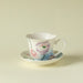 Petal Heart Ceramic Tea Cup