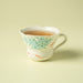 Hand-Painted Blue Star Flower Ceramic Tea Cup