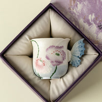 Lotus Flower Mermaid Tail Ceramic Cup