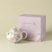 Blue Dye Lotus Flower Ceramic Teapot | Gift Boxing